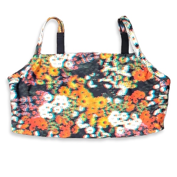 aerie Other - Aerie OFFLINE 3D Floral Print Real Me Goals Medium Support Bra Size XL